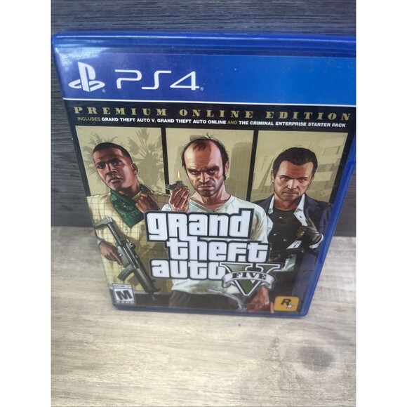 Grand Theft Auto V Premium Online Edition No Game (Sony Playstation 4 2018 - Picture 1 of 7